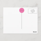 Chillaxin' @ Camp (pink) Postkarte (Rückseite)