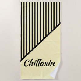Chillaxin Chic Modern Art Strandtuch