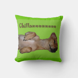 Chillaxin Chiweenie lumbales Wurfs-Kissen Kissen