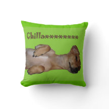 Chillaxin Chiweenie lumbales Wurfs-Kissen