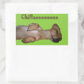 Chillaxin Chiweenie Sticker (Tasche)
