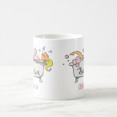 Chillaxing-Zeit-Cartoon-Badewanne Kaffeetasse (Mittel)