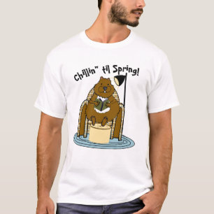 Chillen bis zum Frühling Murmeltier T-Shirt