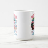 Chillen Flamingo Tropischer Strand Ruhestand Humor Kaffeetasse (Mittel)