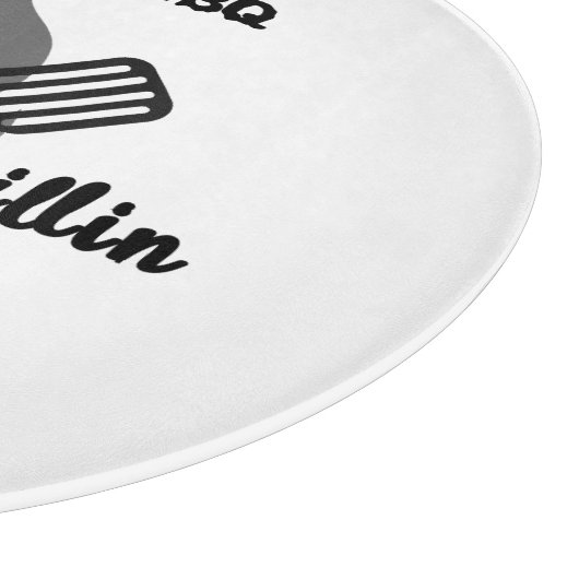 Chillen & Grillen personalisiertes Geschenk für Pa Schneidebrett (Ecke)