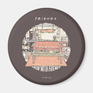 Chillen mit FRIENDS™ Cartoon Magnet