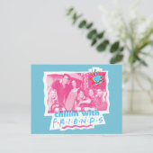 Chillen mit FRIENDS™ Postkarte (Stehend Vorderseite)