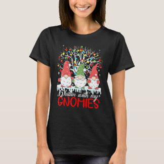 Chillen mit meinem Gnomie-Weihnachts-Matching-Fami T-Shirt