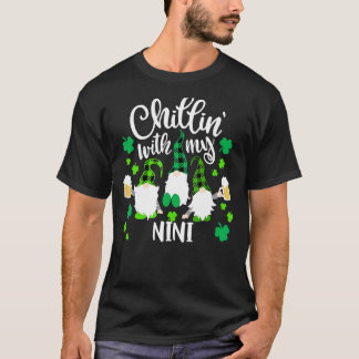 Chillen mit meinem Nini St. Patricks Day Gnomes Ga T-Shirt
