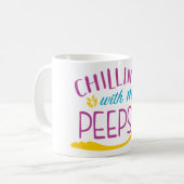 Chillen mit meinen Blicken Kaffeetasse (Vorderseite Links)