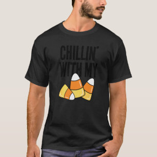 Chillen mit meinen Candy Corns Halloween Jungen Mä T-Shirt