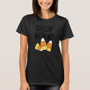 Chillen mit meinen Candy Corns Halloween Jungen Mä T-Shirt