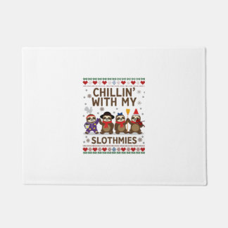 Chillen mit meinen Faultier-Freunden Lustiges Faul Fußmatte