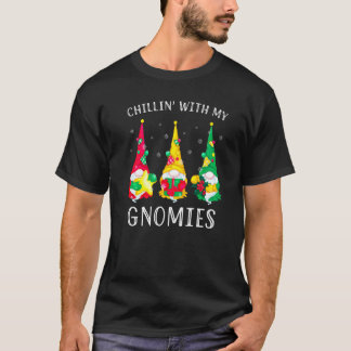 Chillen mit meinen Gnomies Drei Gnome Weihnachtsko T-Shirt