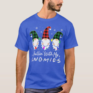 Chillen mit meinen Gnomies Lustiges Weihnachten Fa T-Shirt