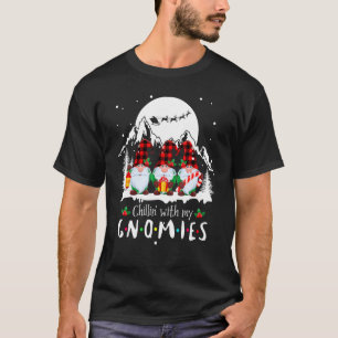 Chillen mit meinen Gnomies Weihnachts-Garten-Gnom T-Shirt