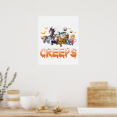 chillen mit meinen Kumpels Poster (Küche)