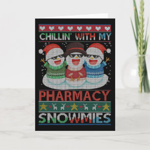 Chillen mit meinen Schneefreunden Apotheke Apothek Karte