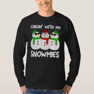 Chillen mit meinen Schneefreunden Weihnachten T-Shirt