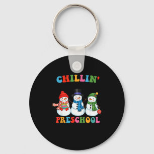 Chillen mit meinen Vorschulkindern Snowmies Weihna Schlüsselanhänger