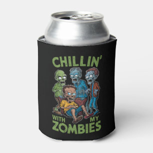 Chillen mit meinen Zombies Halloween Jungen Kinder Dosenkühler