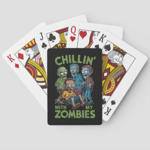Chillen mit meinen Zombies Halloween Jungen Kinder Spielkarten