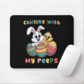 Chillen mit meiner Oster-Crew Ei-Team Hase Lustig Mousepad (Mit Mouse)