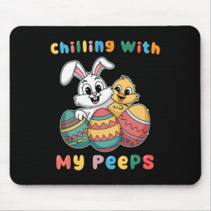 Chillen mit meiner Oster-Crew Ei-Team Hase Lustig Mousepad