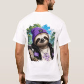 Chillen Sloth T-Shirt (Rückseite)