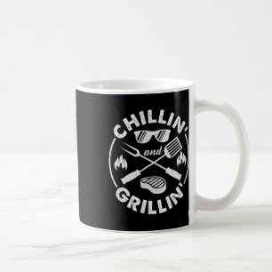 Chillen und Grillen Kostüm Lustiger BBQ Grillender Kaffeetasse