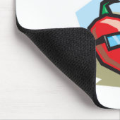 chillende Chili-Schote Mousepad (Ecke)