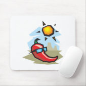 chillende Chili-Schote Mousepad (Mit Mouse)