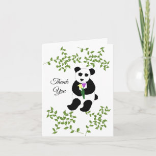 Chillender Panda Bär Danke