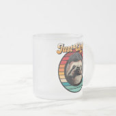 Chillendes Faultier Mattglastasse (VorderseiteRechts)