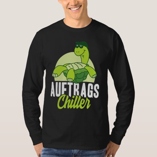 Chiller Relax Turtle Critter Cool T-Shirt (Vorderseite)