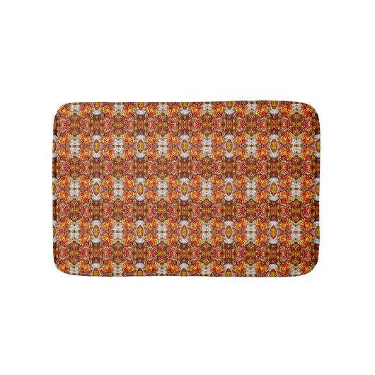 Chilli and garlic braid pattern badematte (Vorderseite)