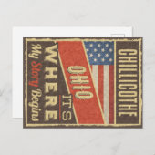 Chillicothe Ohio Postkarte (Vorne/Hinten)
