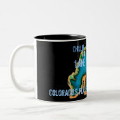 Chillin am Lake Dillon - Kaffeezucht Tasse (Links)