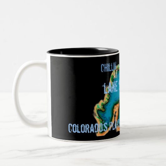 Chillin am Lake Dillon - Kaffeezucht Tasse (Links)
