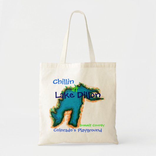 Chillin am Lake Dillon-Tasche Tragetasche (Vorne)