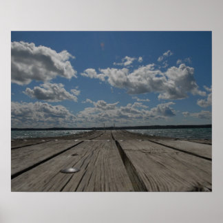 Chillin' auf dem Dock Poster