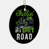 Chillin' auf einer schmutzigen Straße nebeneinande Keramik Ornament (Rechts)