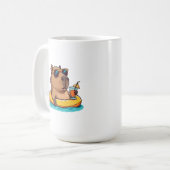 Chillin' Capybara Kaffeetasse (Vorderseite Links)