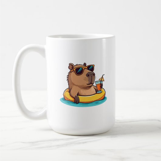 Chillin' Capybara Kaffeetasse (Links)