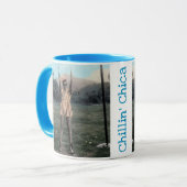 Chillin' Chica - Blue Tasse (Vorderseite Links)