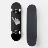 Chillin' Chinchilla Skateboard (Vorderseite)