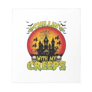 Chillin Creeps Spukhaus Halloween Hexen Sku Notizblock