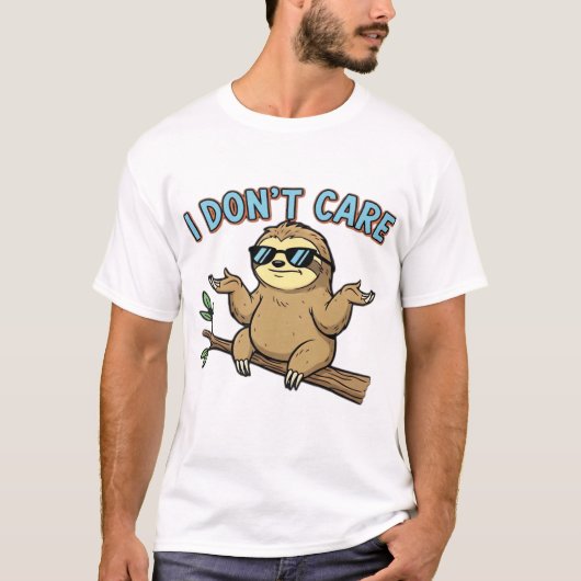 Chillin' Faultier Egal Design Essential T-Shirt (Vorderseite)