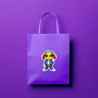 Chillin' Frosch Vinyl Sticker