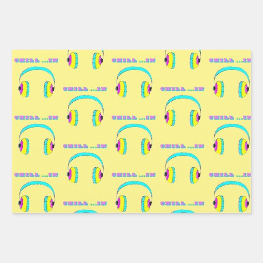 Chillin Geschenkpapier Set (Vorderseite)
